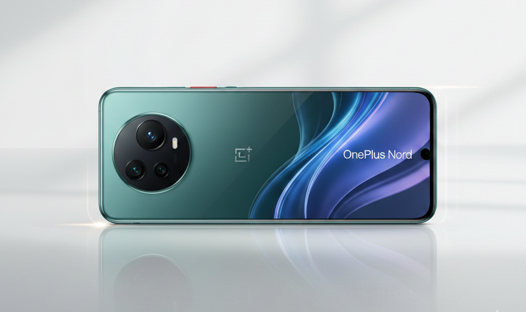 OnePlus Nord 2T स्मार्टफोन की छवि – AMOLED डिस्प्ले, ट्रिपल रियर कैमरा और प्रीमियम ग्लास डिजाइन के साथ, इंडिया प्राइस ब्लॉग के लिए